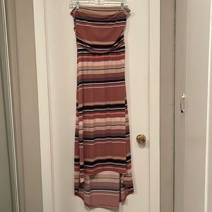 Maurices Strapless High/Low Maxi Dress - Size Small